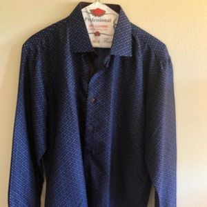 Dotted dress/night out shirt by Azaro Uomo